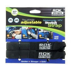 Oxford ROK025 Rok Straps 25mm Black colour