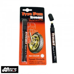 Oxford TYPWH Tyre Art Paint In A Pen White