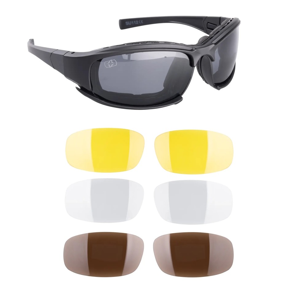 Oxford Enforcer Polarised Sunglasses + 3  Lenses Options