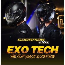 Scorpion EXO Tech Solid Modular Motorcycle Helmet - Non PSB Approved