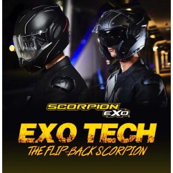 Scorpion EXO Tech Solid Modular Motorcycle Helmet