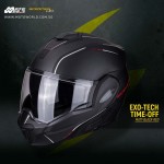 Scorpion EXO Tech Time Off Modular Motorcycle Helmet