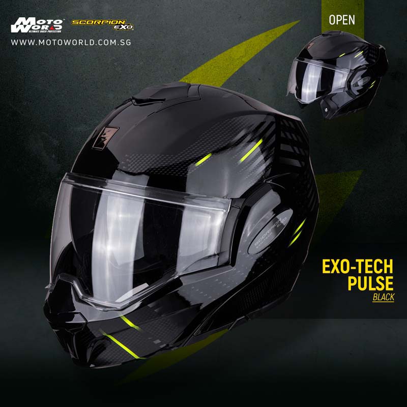Scorpion EXO Tech Pulse Modular Motorcycle Helmet