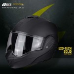 Scorpion EXO Tech Solid Modular Motorcycle Helmet - Non PSB Approved