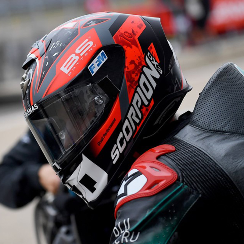 Scorpion Exo R1 Air Fabio Replica Full Face Motorcycle Helmet PSB Approved