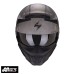 Scorpion EXO Combat Evo Incursion Matt Silver Black Modular Motorcycle Helmet - Non PSB Approved