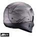 Scorpion EXO Combat Evo Incursion Matt Silver Black Modular Motorcycle Helmet - Non PSB Approved