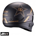 Scorpion EXO Combat Evo Rockstar Gold Modular Motorcycle Helmet