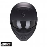 Scorpion EXO Combat Evo Solid Matt Black Modular Motorcycle Helmet