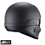 Scorpion EXO Combat Evo Solid Matt Black Modular Motorcycle Helmet