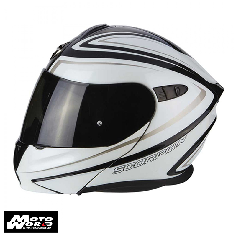 Scorpion EXO 920 Ritzy Motorcycle Helmet - Black-White
