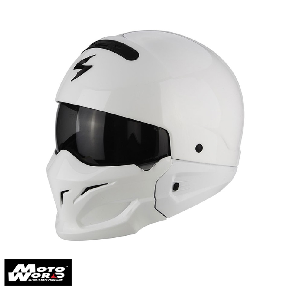 Scorpion EXO Combat Solid Modular Motorcycle Helmet - Non PSB Approved