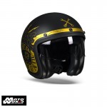 Scorpion Belfast Fender Classic Motorcycle Helmet Matt Black-Gold