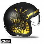 Scorpion Belfast Fender Classic Motorcycle Helmet Matt Black-Gold