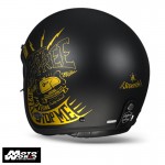 Scorpion Belfast Fender Classic Motorcycle Helmet Matt Black-Gold