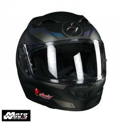 Scorpion EXO-1200 AIR Fulmen B-Cameleon Matt-Black-Argent Motorcycle Helmet - PSB Approved