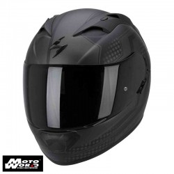 Scorpion EXO-1200 AIR Alias Matt-Black-Argent Motorcycle Helmet - PSB Approved