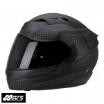 Scorpion EXO-1200 AIR Alias Matt-Black-Argent Full Face Motorcycle Helmet - PSB Approved