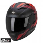 Scorpion EXO-1200 AIR Hornet Neon Red Motorcycle Helmet - PSB Approved