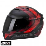 Scorpion EXO-1200 AIR Hornet Neon Red Motorcycle Helmet - PSB Approved