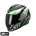 Scorpion EXO-510 AIR Scale Black-Green Motorcycle Helmet - Non PSB Approved
