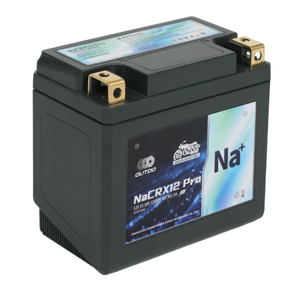 Outdo NACRX12 PRO Sodium Battery for Motorcycles