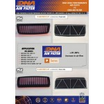 DNA PAG10N1301 Motorcycle High Performance Air Filter for MV Agusta