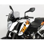 MRA Spoiler Windscreen S KTM DUKE 125/200/390 Smoke Grey 2011-2015