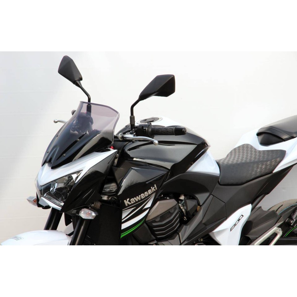 MRAS1 Z800 Motorcycle Racing Spoiler Windscreen-Smoke Grey