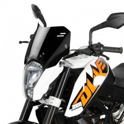 MRA Spoiler Windscreen S KTM DUKE 125/200/390 Black