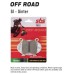 SBS 604SI Sinter Off Road Motorcycle Brake Pad