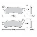 SBS 192MS Front Sinter Motorcycle Brake Pad