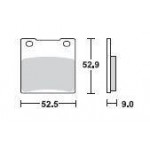 SBS 556LS Rear Sinter Motorcycle Brake Pad