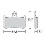 SBS 622HS Front Sinter Motorcycle Brake Pad