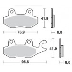 SBS 638RS Front Racing Sinter Brake Pad for Triumph Tiger 1050 07