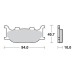 SBS 691HS Front Sinter Motorcycle Brake Pad