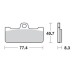 SBS 695DS Front Dual Sinter Brake Pad for Brembo GP X10.48.13/14 Caliper