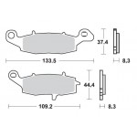 SBS 705HS Front Sinter Motorcycle Brake Pad