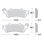 SBS 735HS Front Sinter Motorcycle Brake Pad