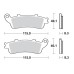 SBS 735HS Front Sinter Motorcycle Brake Pad
