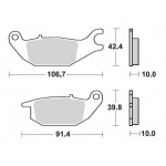 SBS 784HF Front Ceramic Motorcycle Brake Pad