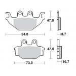 SBS 810SI Sinter Motorcycle Brake Pad