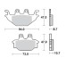 SBS 810SI Sinter Motorcycle Brake Pad