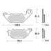 SBS 858HF Front Ceramic Motorcycle Brake Pad