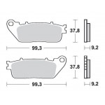 SBS 862LS Rear Sinter Motorcycle Brake Pad