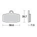 SBS 885RS1 Sinter Off Road Racing Motorcycle Brake Pad