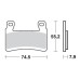 SBS 894RS Front Racing Sinter Brake Pad for Kawasaki Ninja ZX636 13