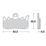 SBS 900HS Front Sinter Motorcycle Brake Pad