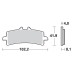 SBS 901HS Front Sinter Motorcycle Brake Pad