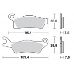 SBS 910SI Sinter Off Road Motorcycle Brake Pad